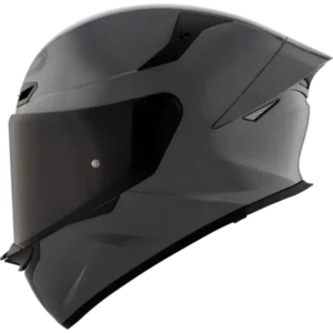 KYT TT-REVO Plain Gloss Grey Helmet
