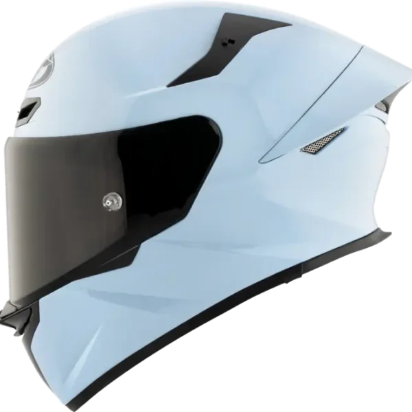 KYT TT-REVO Plain Sea Blue Helmet