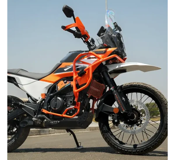 MOTO TORQUE ORANGE CRASH GUARD FOR KTM 390 2025 Adventure/Adventure X - Image 2