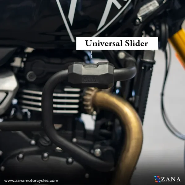 Zana CRASH GUARD WITH PUCK SLIDER BLACK FOR TRIUMPH SPEED 400 - Image 4