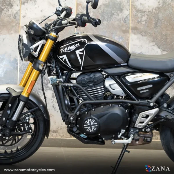 Zana CRASH GUARD WITH SLIDER BLACK FOR TRIUMPH SPEED 400 - Image 3