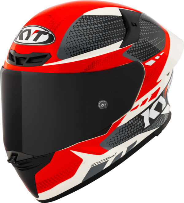 KYT TT-Revo Gear Black Red Gloss Helmet - Image 2