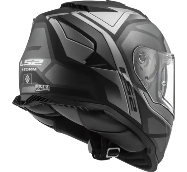 LS2 FF800 STORM II FASTER MATT TITANIUM-06 - Image 3