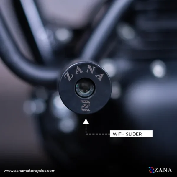 Zana CRASH GUARD WITH SLIDER BLACK MS FOR ROYAL ENFIELD HUNTER 350 - Image 4