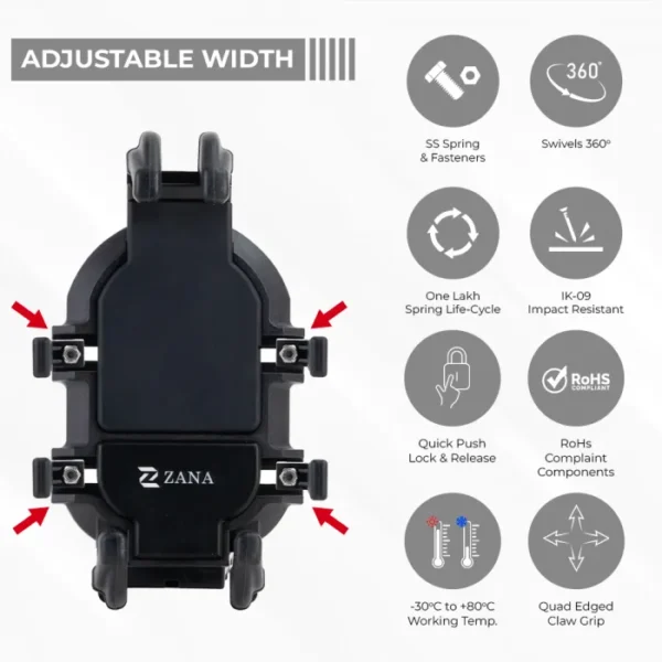 Zana Universal Mobile Holder Without Charger - Image 4