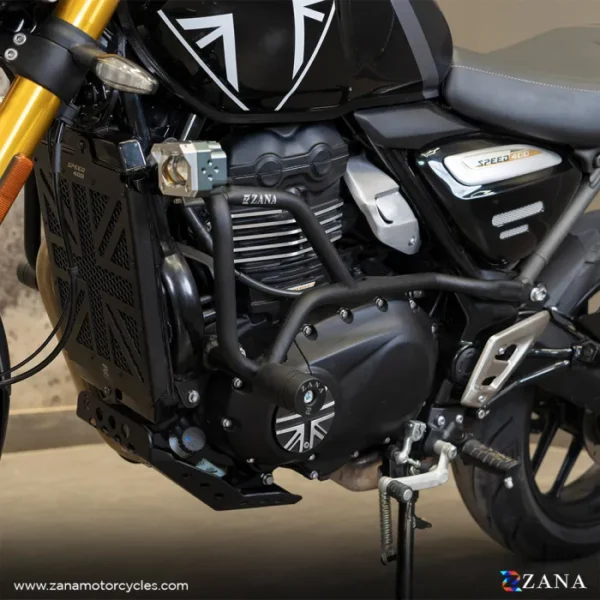 Zana CRASH GUARD WITH SLIDER BLACK FOR TRIUMPH SPEED 400 - Image 4