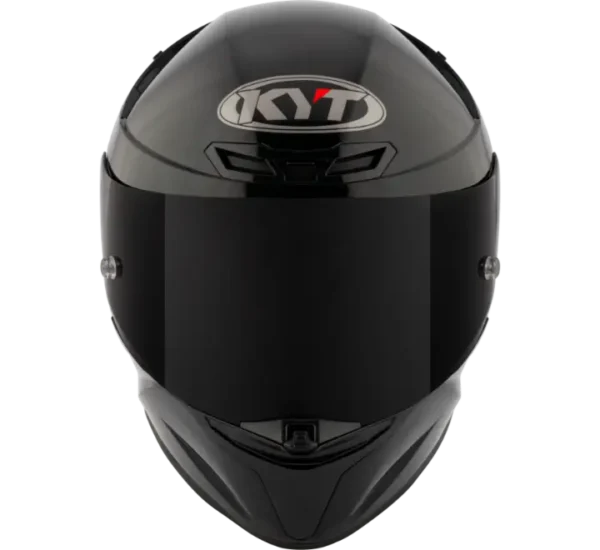 KYT TT-REVO Plain Gloss Black Helmet - Image 5