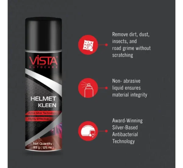 Vista Auto Care Helmet Cleen 125 ml - Image 4
