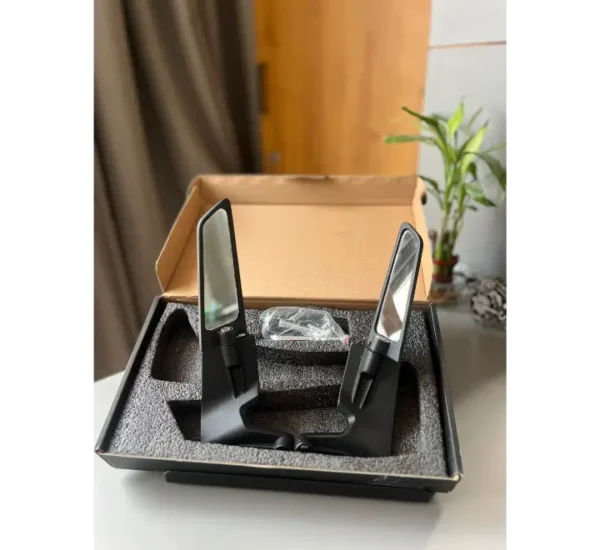 Stealth Mirror 2.0 Yoke Fitting Universal Convex Rearview Mirror Side Mirrors -  PREMIUM - Image 4