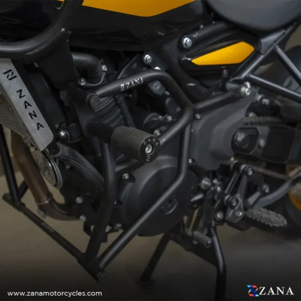 Zana Crash Guard for Himalayan 450 (with Slider , Black Texture, Mild Steel) - Type-1 - Image 4