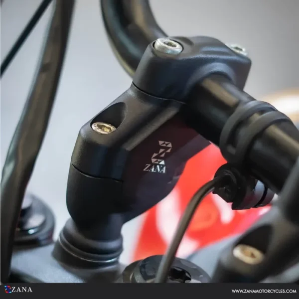 Zana Offset Handle Riser for Guerrilla 450 (Texture Black, Billet Aluminium) - Image 4