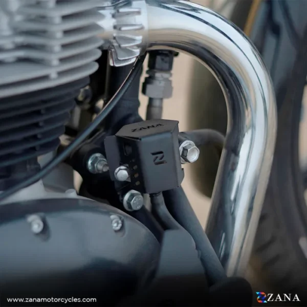 Moto Rear Oil Reservoir Hex Cover Aluminum For Super Meteor 650 ( Not Compatible With Royal Enfield  Big Leg Guard) - Image 5
