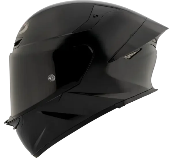 KYT TT-REVO Plain Gloss Black Helmet