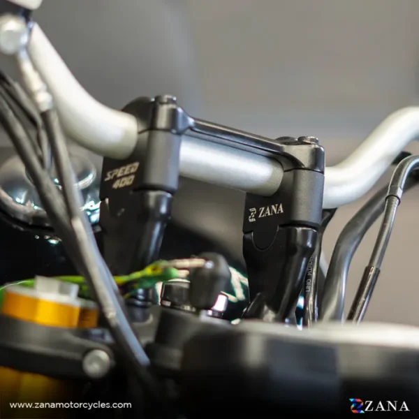 Zana VERTICAL HANDLE RISER BLACK FOR TRIUMPH SPEED 400 - Image 6