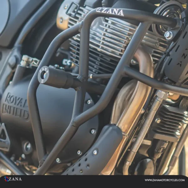 Zana Leg Guard / Crash Guard with Slider for Bear 650 (MS Black) - Image 2