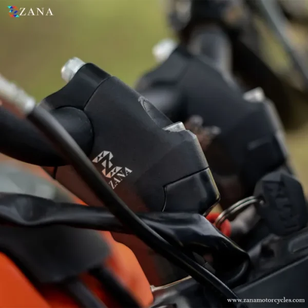 Zana HANDLE BAR RISER FOR KTM 390/250 / 390 X ADVENTURE (ALUMINIUM,PULL BACK ANGULAR ) - Image 6