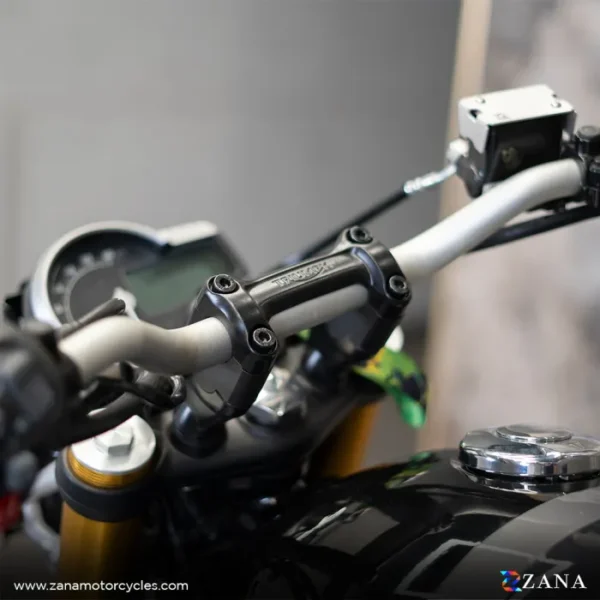 Zana VERTICAL HANDLE RISER BLACK FOR TRIUMPH SPEED 400 - Image 2