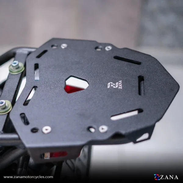 Zana TOP RACK (T-2) WITH ALUMINIUM PLATE COMPATIBLE WITH PILLION BACKREST FOR GT& INTERCEPTOR 650 - Image 5