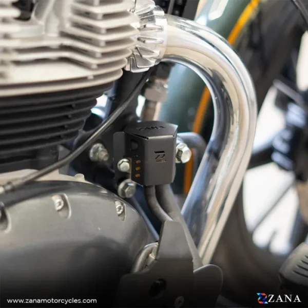 Moto Rear Oil Reservoir Hex Cover Aluminum For Super Meteor 650 ( Not Compatible With Royal Enfield  Big Leg Guard) - Image 6