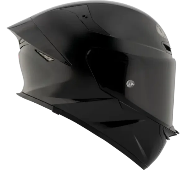KYT TT-REVO Plain Gloss Black Helmet - Image 6