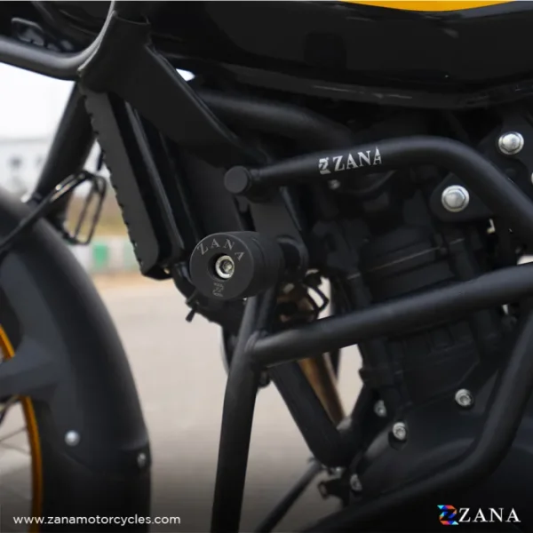 Zana Crash Guard for Himalayan 450 (with Slider , Black Texture, Mild Steel) - Type-1 - Image 6