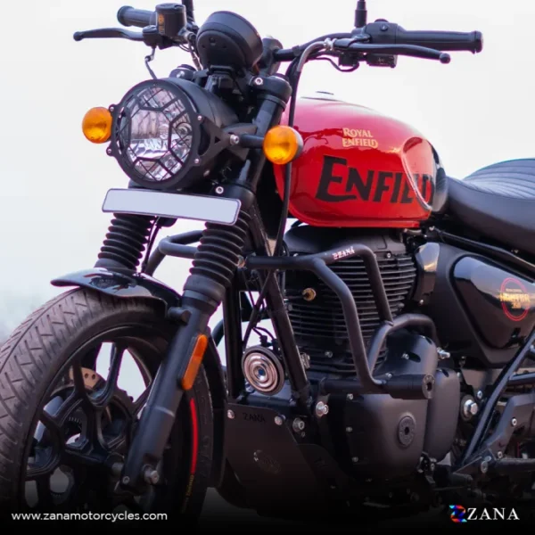Zana CRASH GUARD WITH SLIDER BLACK MS FOR ROYAL ENFIELD HUNTER 350 - Image 6