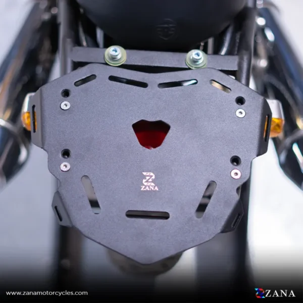 Zana TOP RACK (T-2) WITH ALUMINIUM PLATE COMPATIBLE WITH PILLION BACKREST FOR GT& INTERCEPTOR 650 - Image 6