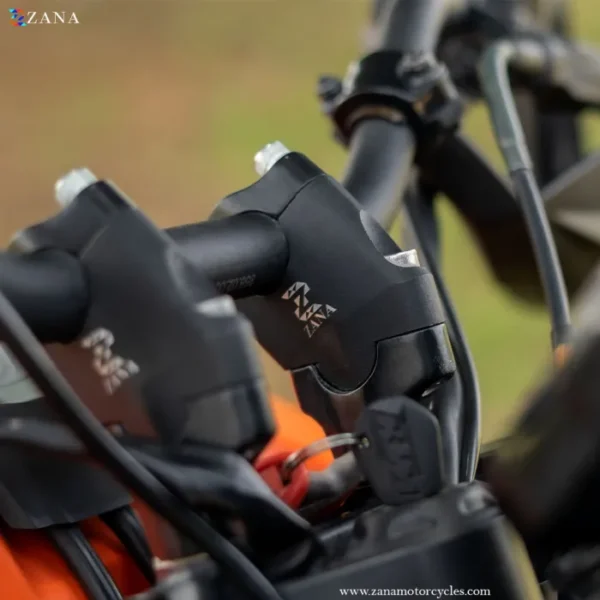 Zana HANDLE BAR RISER FOR KTM 390/250 / 390 X ADVENTURE (ALUMINIUM,PULL BACK ANGULAR ) - Image 7