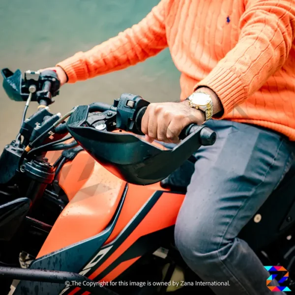Zana HANDLE BAR RISER FOR KTM 390/250 / 390 X ADVENTURE (ALUMINIUM,PULL BACK ANGULAR ) - Image 9