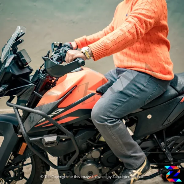 Zana HANDLE BAR RISER FOR KTM 390/250 / 390 X ADVENTURE (ALUMINIUM,PULL BACK ANGULAR ) - Image 10