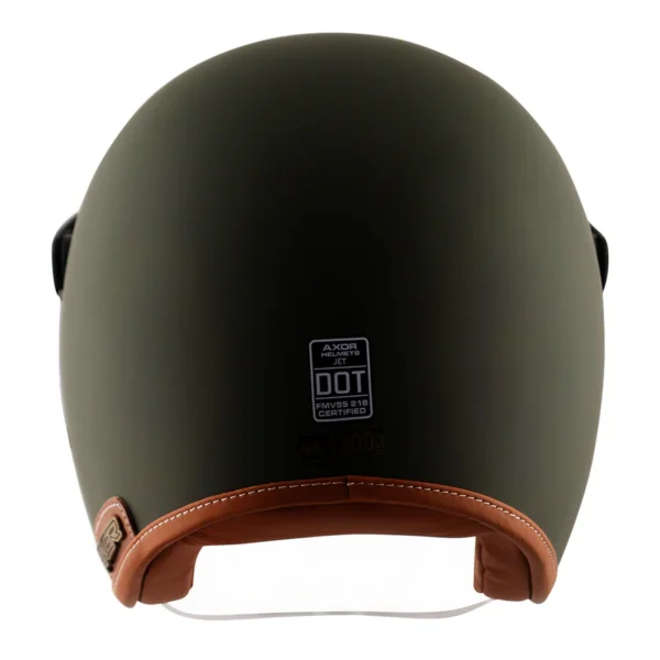 Axor Retro Jet Dull Battle Green Helmet - Image 8