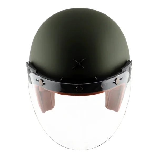 Axor Retro Jet Dull Battle Green Helmet - Image 4