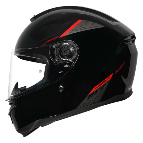 MT Hummer B Solid Gloss Black A1 Helmet