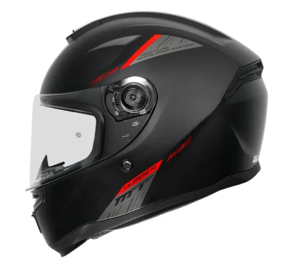 MT Hummer B Solid Matt Black A1 Helmet