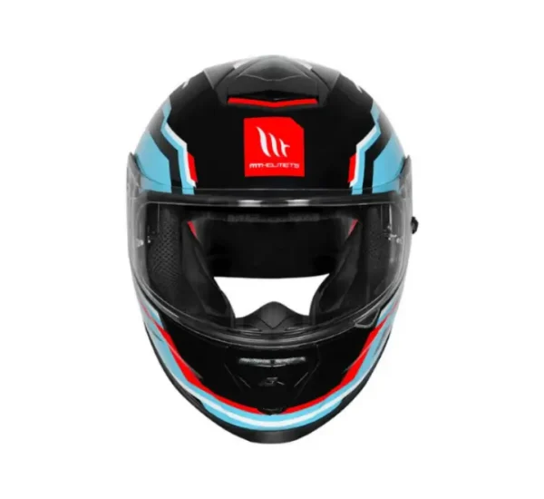 MT Thunder 3 SV Pro Blaze Helmet - Gloss Blue - Image 2
