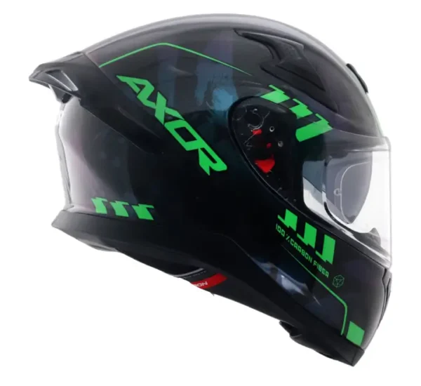 Axor Apex Gloss Carbon Small Checks Helmet - Image 6