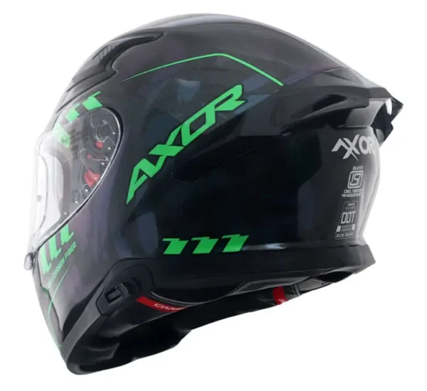 Axor Apex Gloss Carbon Small Checks Helmet - Image 9