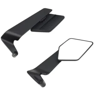 Motorcycle Yoke Side View Adjustable Mirror Universal