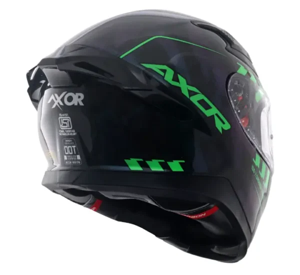Axor Apex Gloss Carbon Small Checks Helmet - Image 7