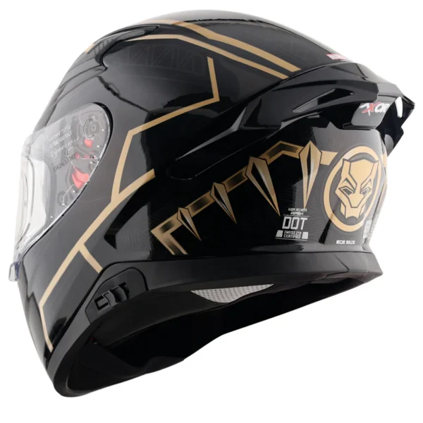 Axor Apex Marvel Black Panther BLACK GOLD Helmet - Image 4