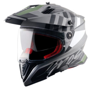 AXOR XCross Dual Visor Orbit Athena Grey Black Helmet