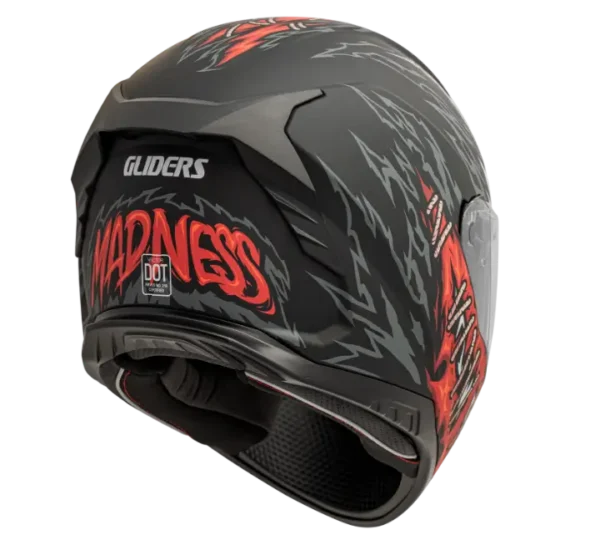 Gliders VECTOR DV - D1 Black/White-Red Gloss - Image 3