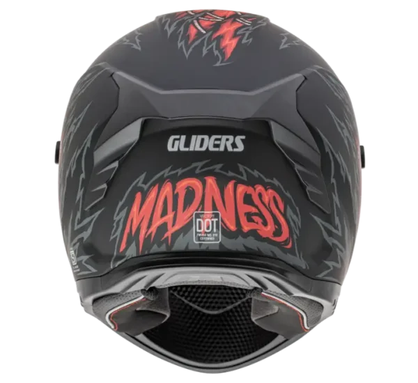 Gliders VECTOR DV - D1 Black/White-Red Gloss - Image 4