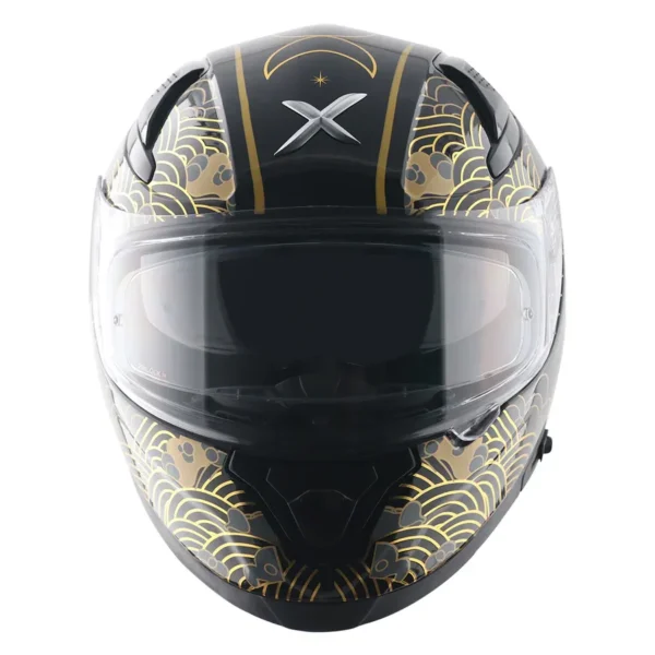 AXOR Apex Infinity Full Face Helmet – Black Gold Edition - Image 3