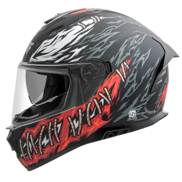 Gliders VECTOR DV - D1 Black/White-Red Matt
