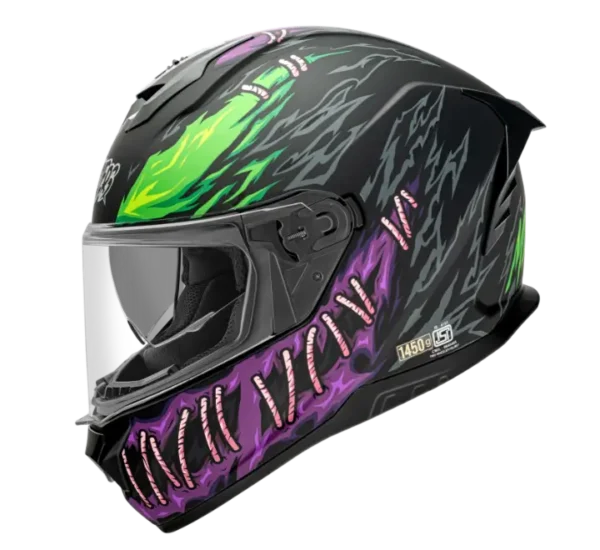 Gliders VECTOR DV - D1 Black/Green-Purple Gloss
