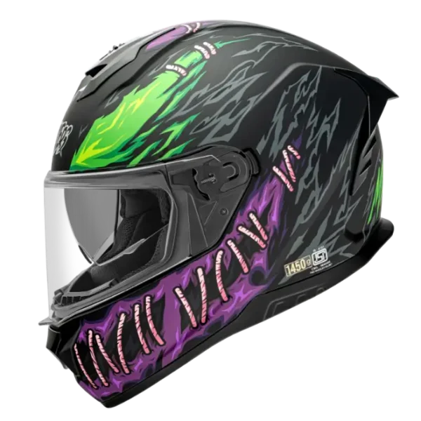 Gliders VECTOR DV - D1 Black/Green-Purple Gloss