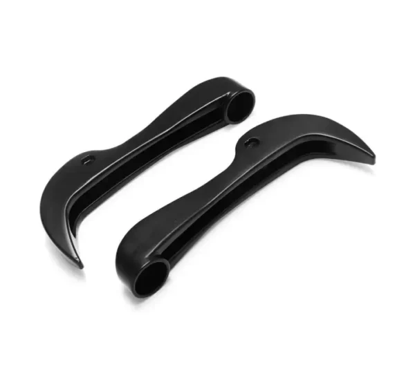 Motorcycle Handle Bar End Rearview Mirrors + Lever Guard - Image 10