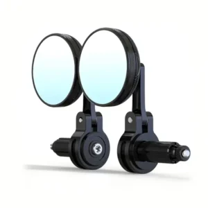 Slim Bar End Anti Glare Rear View Mirrors Foldable