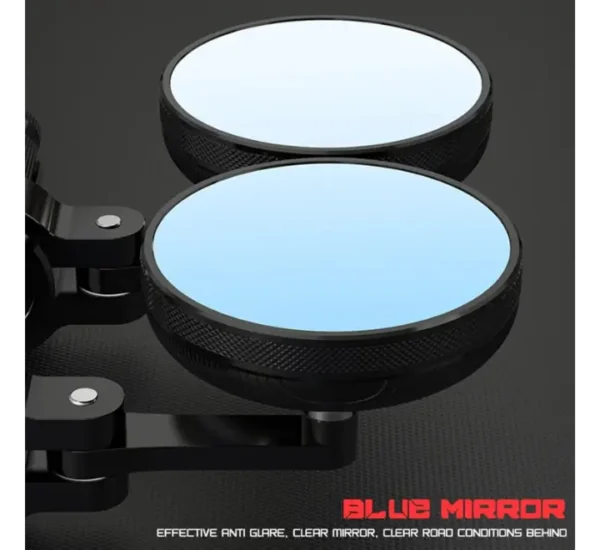 Slim Bar End Anti Glare Rear View Mirrors Foldable - Image 4